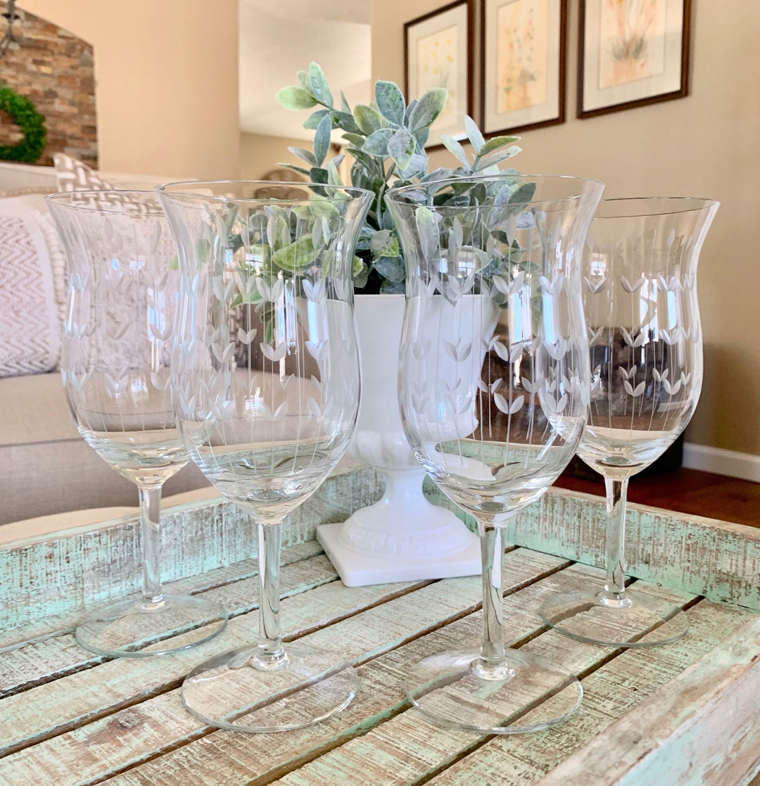 Crystal Daiquiri Glasses Juice Glasses or Water Goblets Set of Etsy