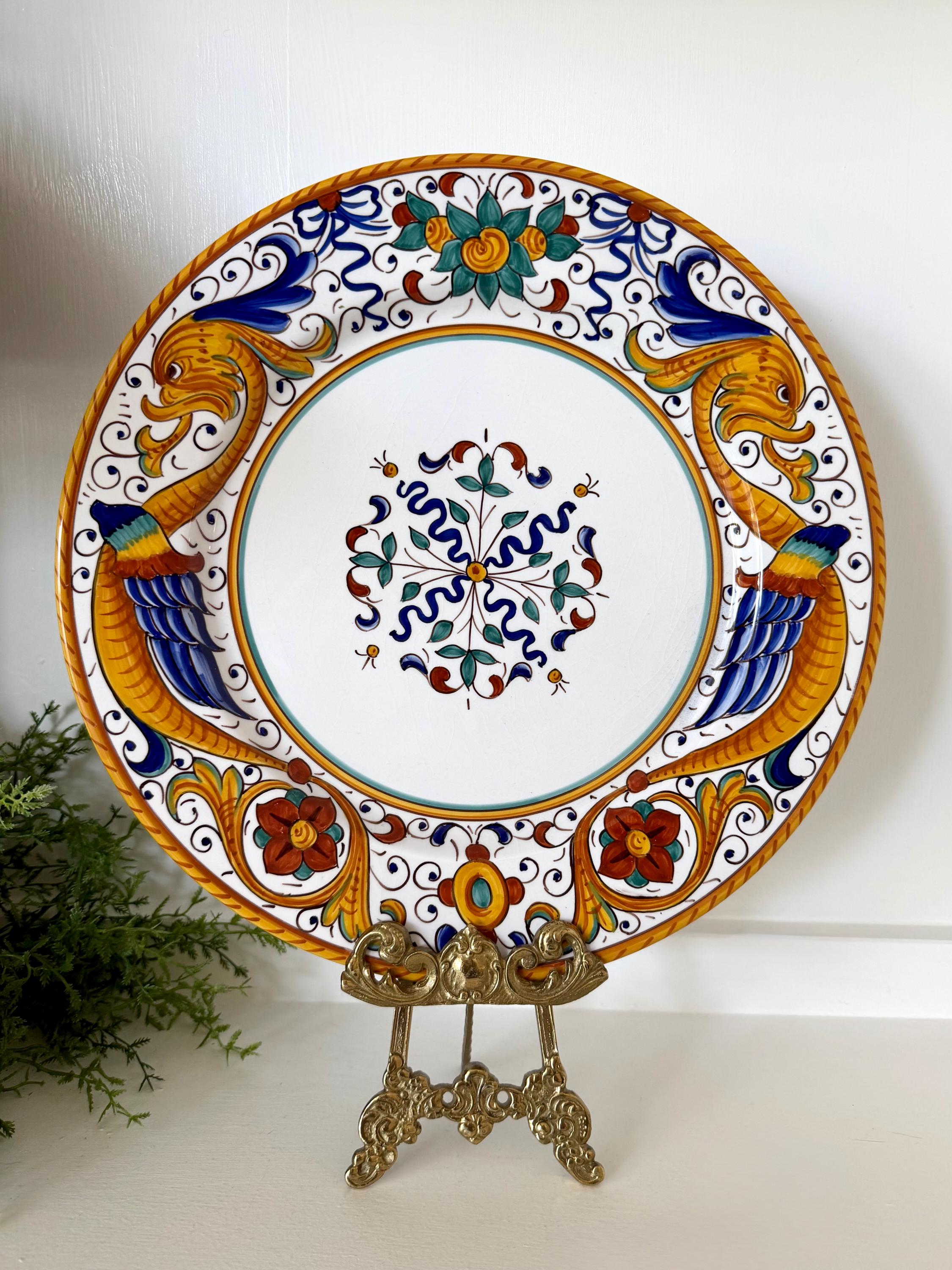 Grazia Deruta Plates - Etsy