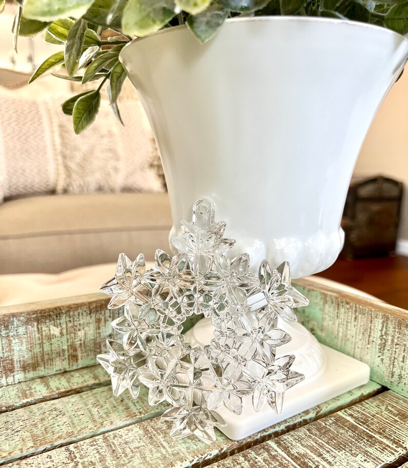 Waterford Crystal Snow Crystal Snowflake Annual Ornament Etsy