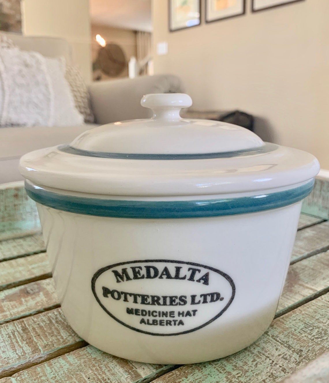 Medalta Potteries Ltd. Medicine Hat Alberta Covered Casserole Etsy