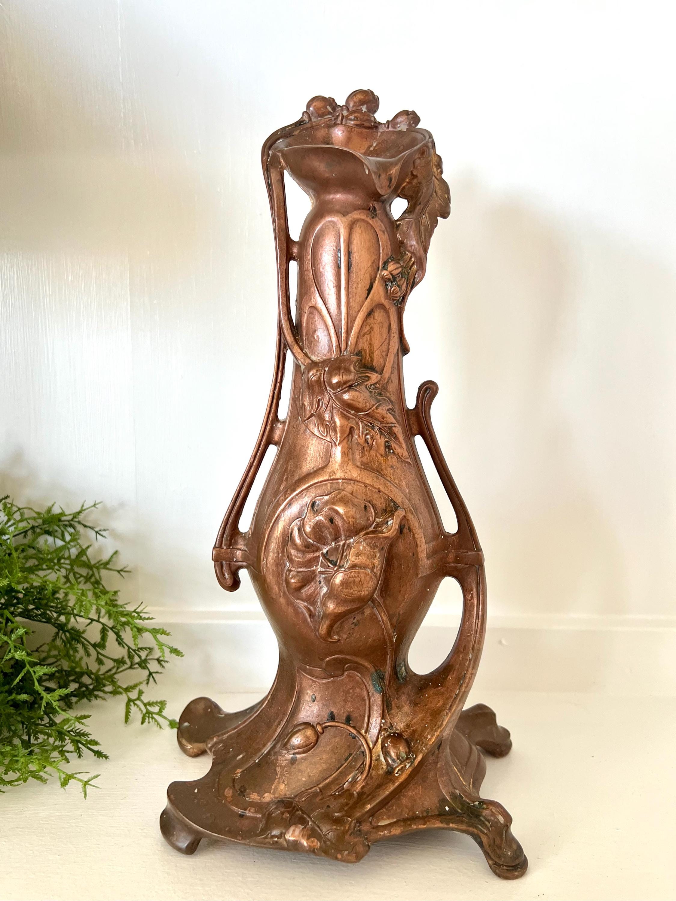 Antique JB Signifies the Best, Jennings Bros. Mfg. Co., Bronze Art