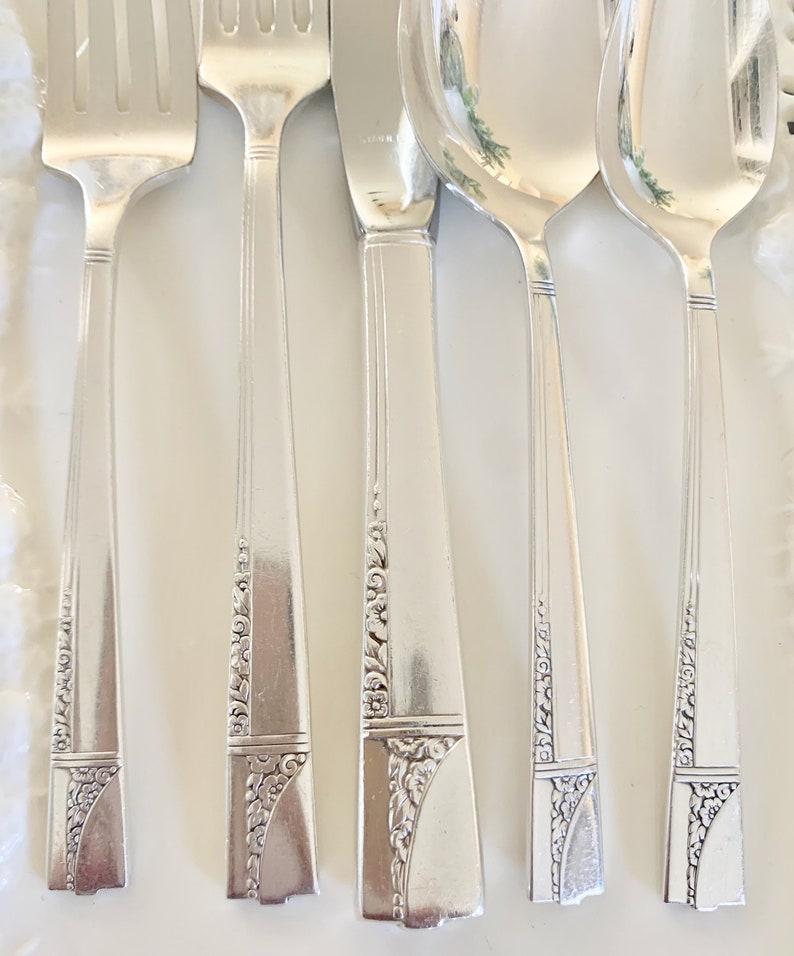 Nobility Plate / Oneida 48 Piece Silver Plate Silverplated Etsy