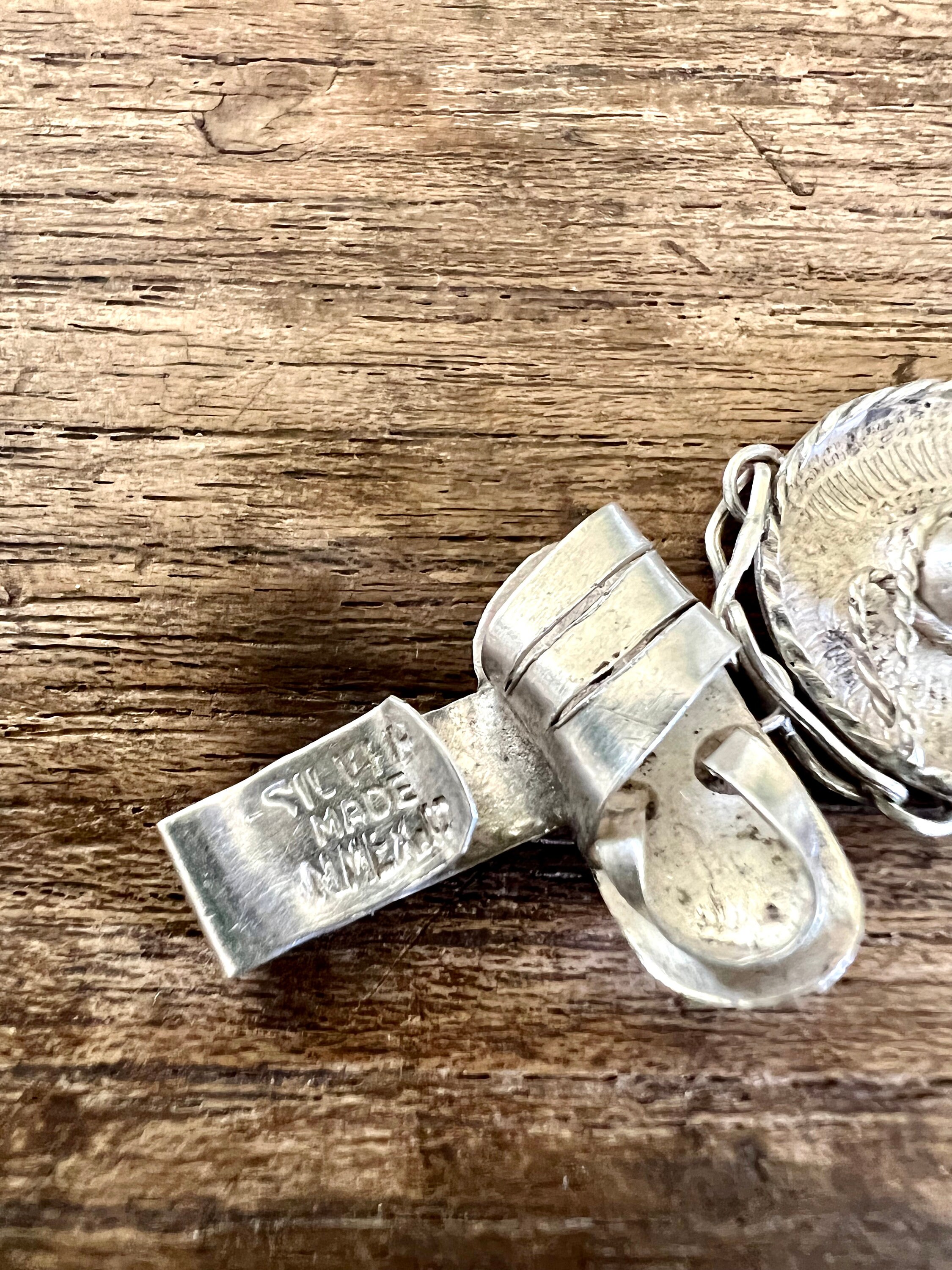 Vintage Made in Mexico Sombrero and La Chancla Bracelet