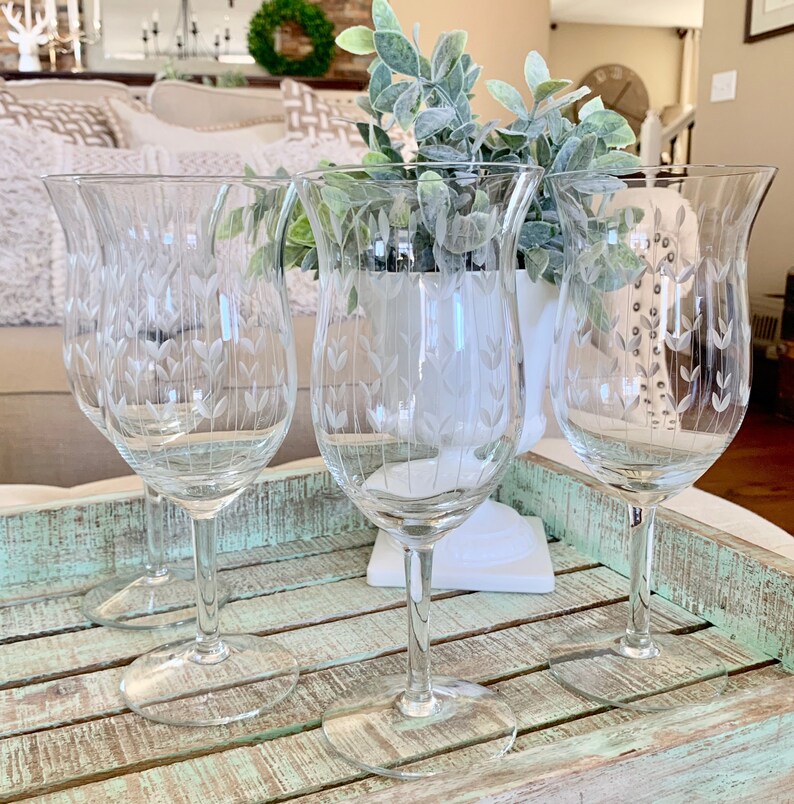 Crystal Daiquiri Glasses Juice Glasses or Water Goblets Set of Etsy