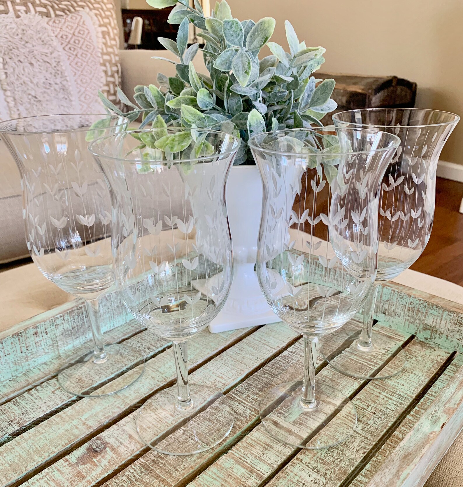 Crystal Daiquiri Glasses Juice Glasses or Water Goblets Set of Etsy