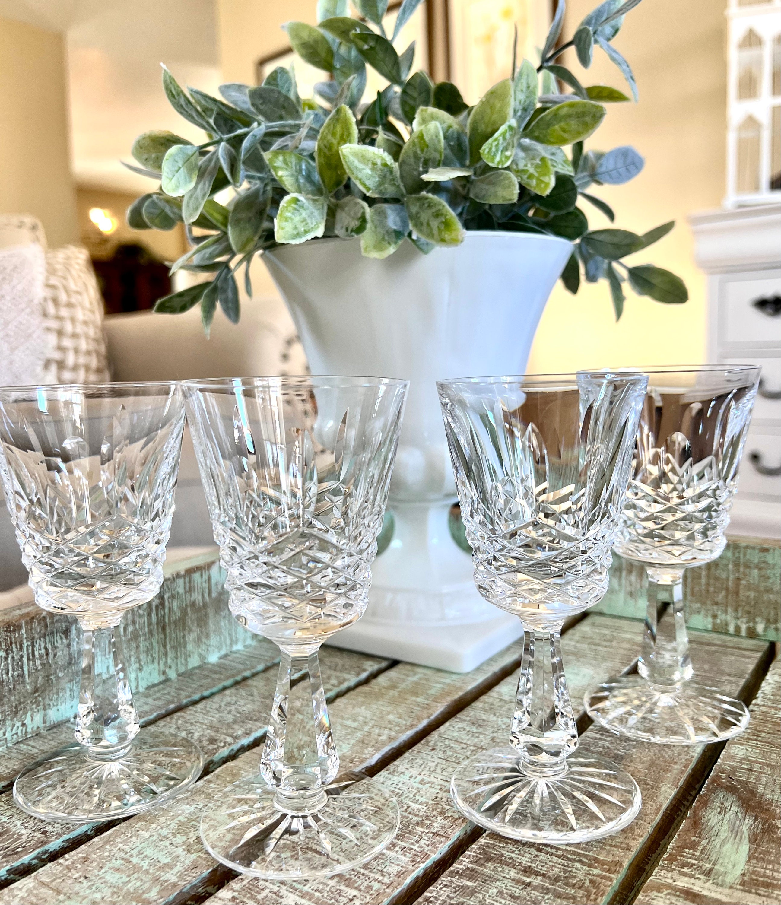 Waterford Crystal Kenmare Cut Pattern Port Wine / Dessert Wine Etsy