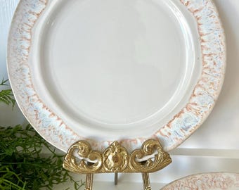 Set of Six Arhaus - Portugal Stoneware Salad - Luncheon - Desert Plates, Taormina Pattern  TYCAALAK