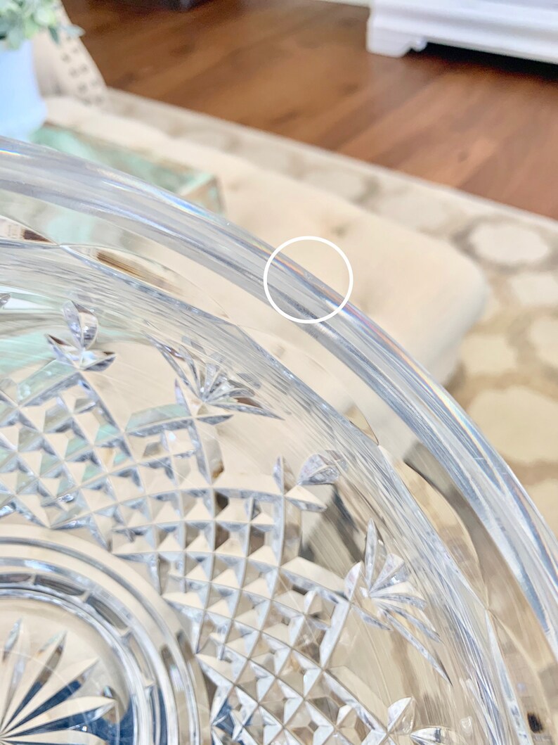 Waterford Crystal made in Ireland Killarney Footed Centerpiece Etsy