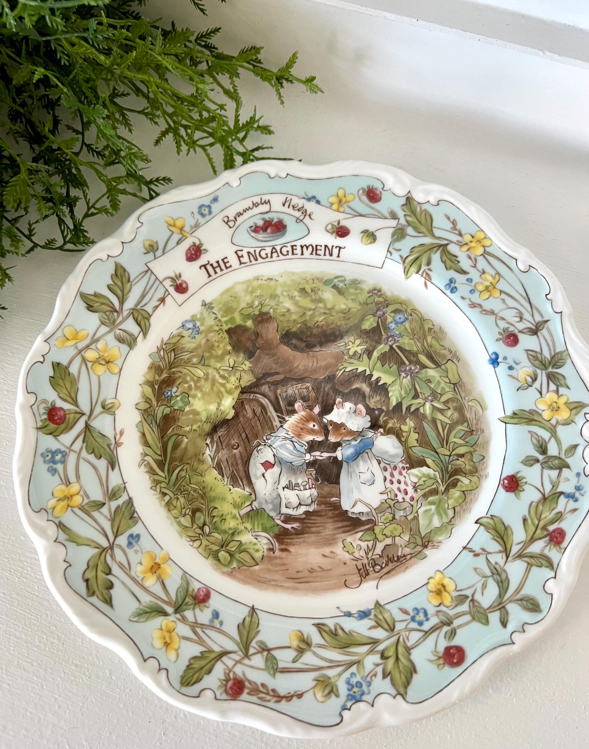 Brambly Hedge - the Engagement - by Royal Doulton - Salad Plate