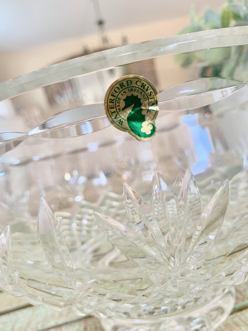 Waterford Crystal made in Ireland Killarney Footed Centerpiece Etsy