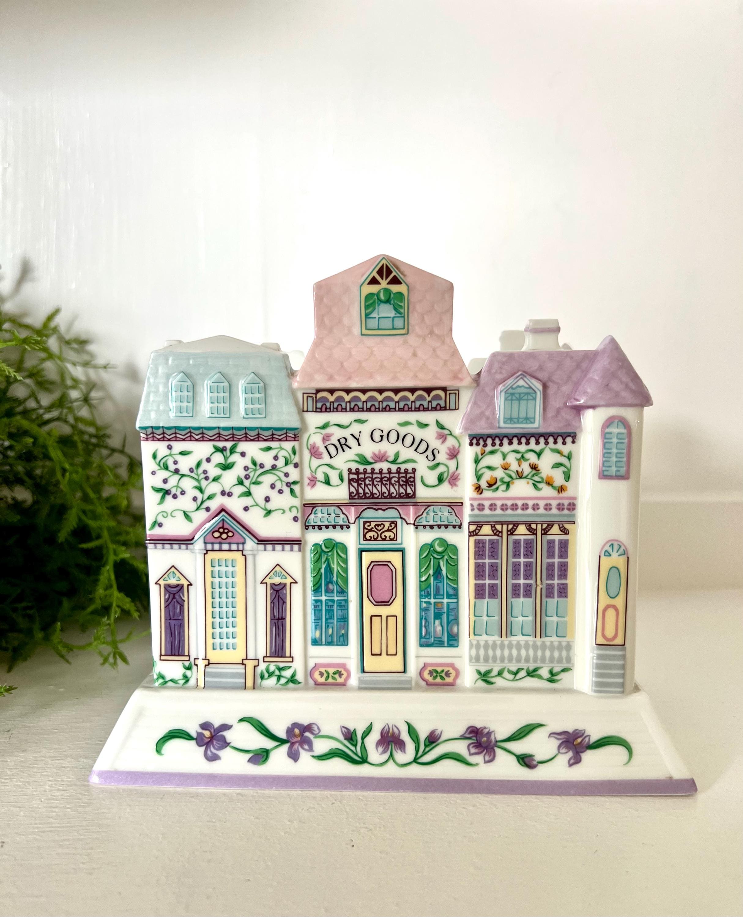 1994 Lenox Spice Village Porcelain Napkin Holder - 