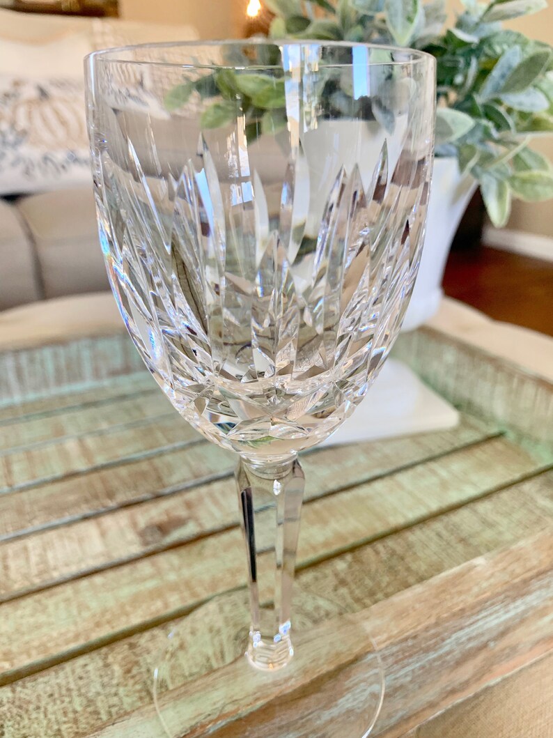 ONE Waterford Crystal Water Claret Wine Glass Kildare Pattern Etsy