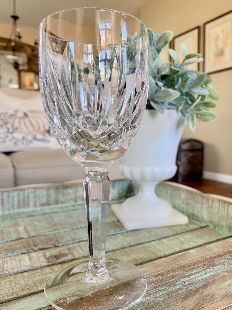 ONE Waterford Crystal Water Claret Wine Glass Kildare Pattern Etsy