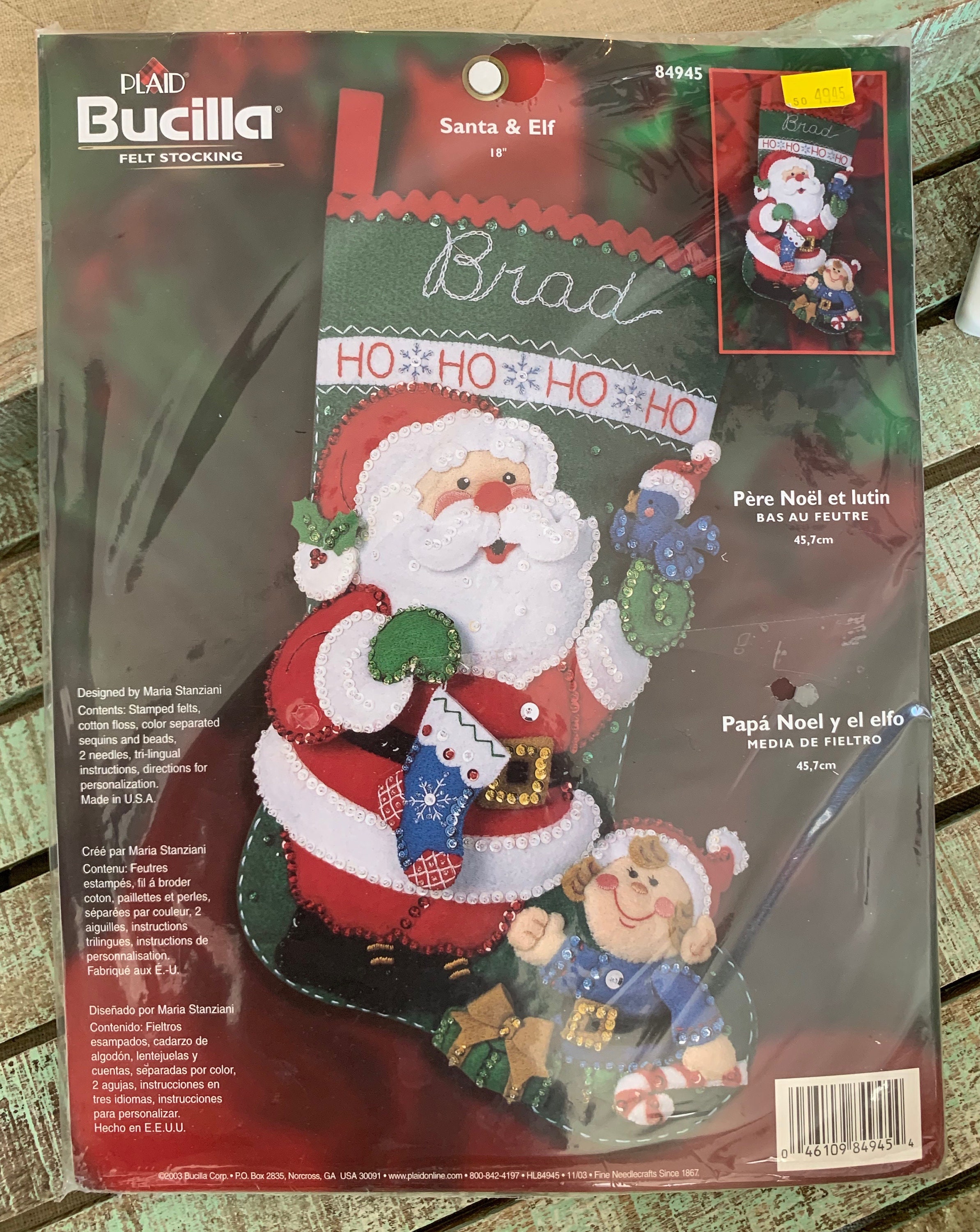 Shop Plaid Bucilla ® Seasonal - Felt - Stocking Kits - A Christmas