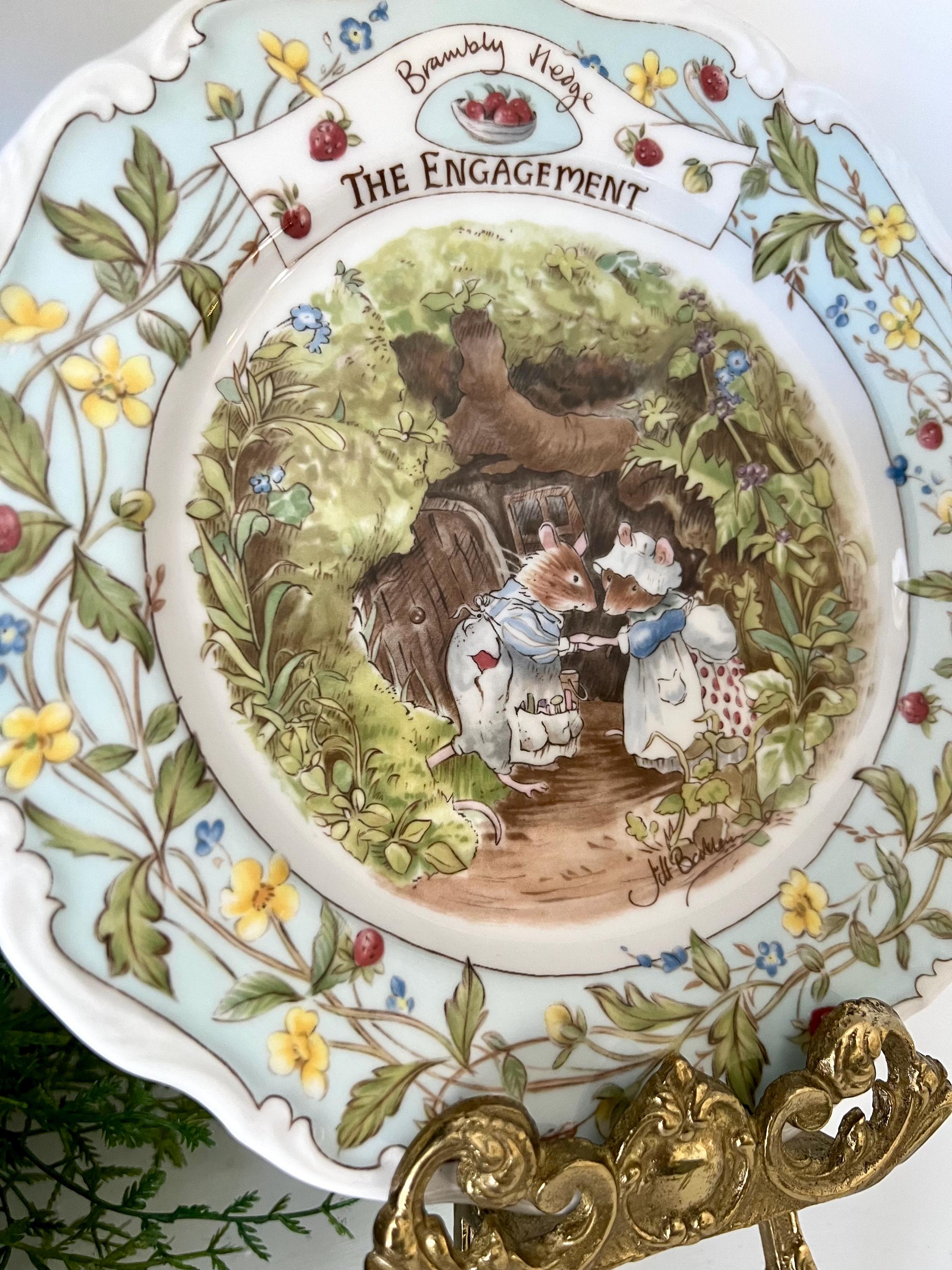 Brambly Hedge - the Engagement - by Royal Doulton - Salad Plate