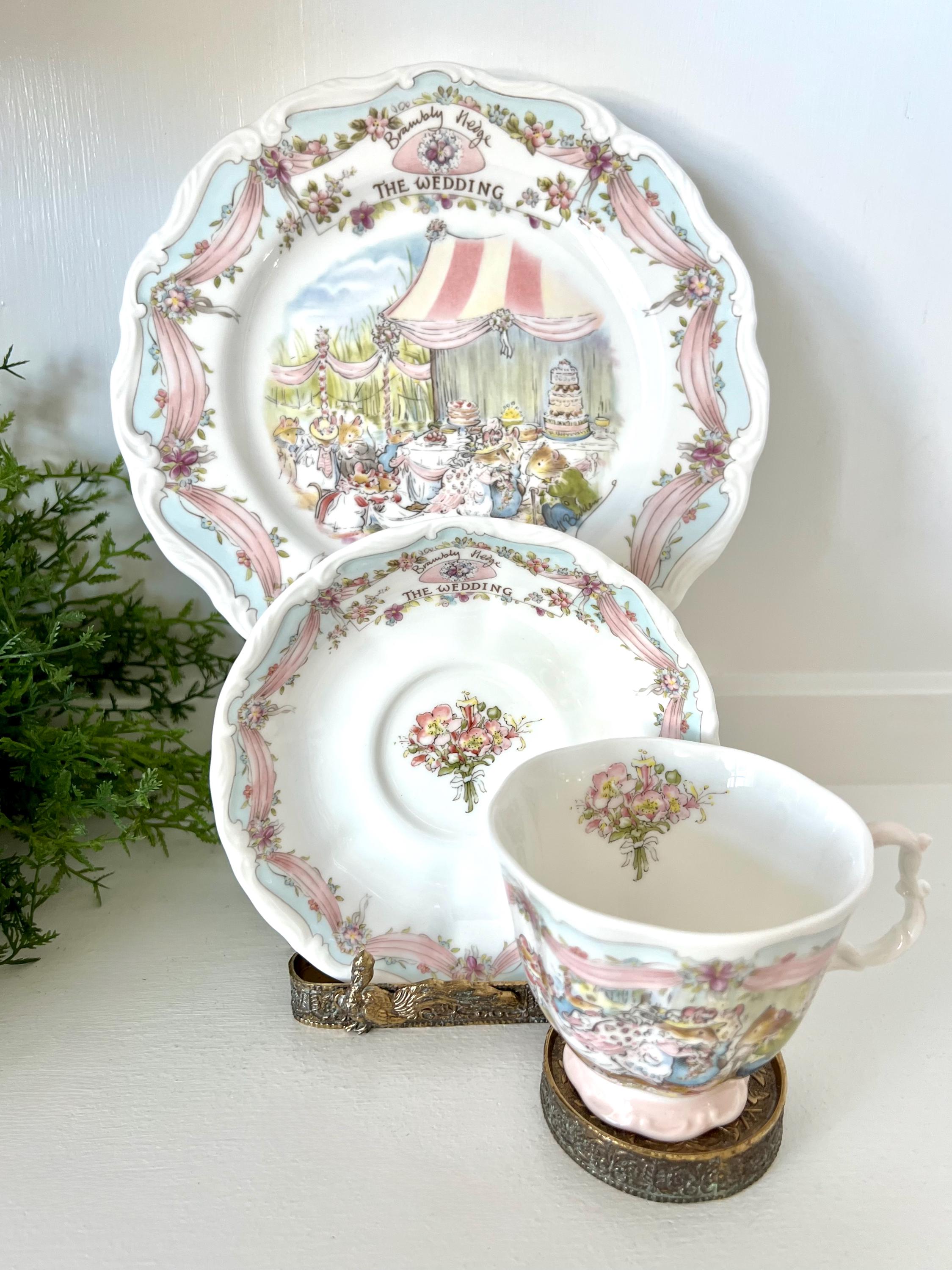 ロイヤルドルトン　Brambley Hedge THE WEDDING ２点 Royal Doulton Brambly Hedge Wedding - Etsy