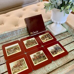 Dessous De Verre Vintage Clover Leaf – Lot De 6, Chasse, Liège