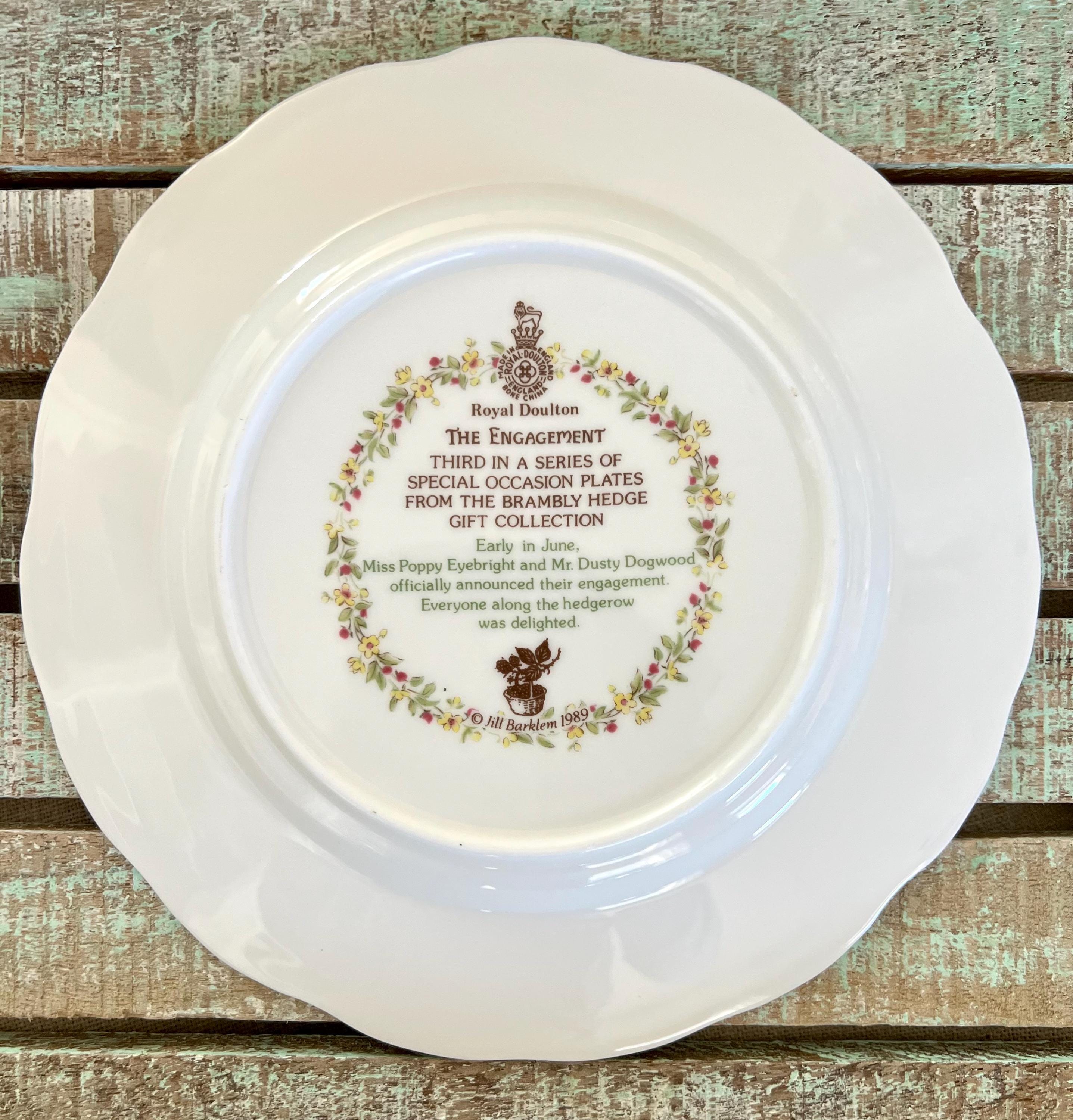 Brambly Hedge - the Engagement - by Royal Doulton - Salad Plate
