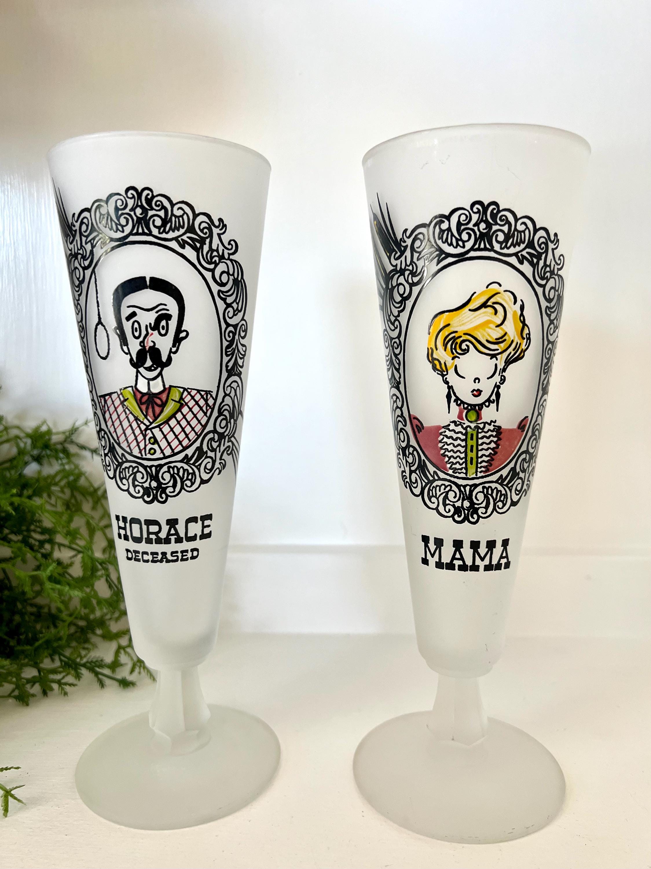 オールド・バカラ 珍品 重厚 オパーリンクリスタルガラス製灰皿 乳白色 ホワイト Set of Two Vintage Hazel Atlas Gay Fad Ancestors Portraits Barware