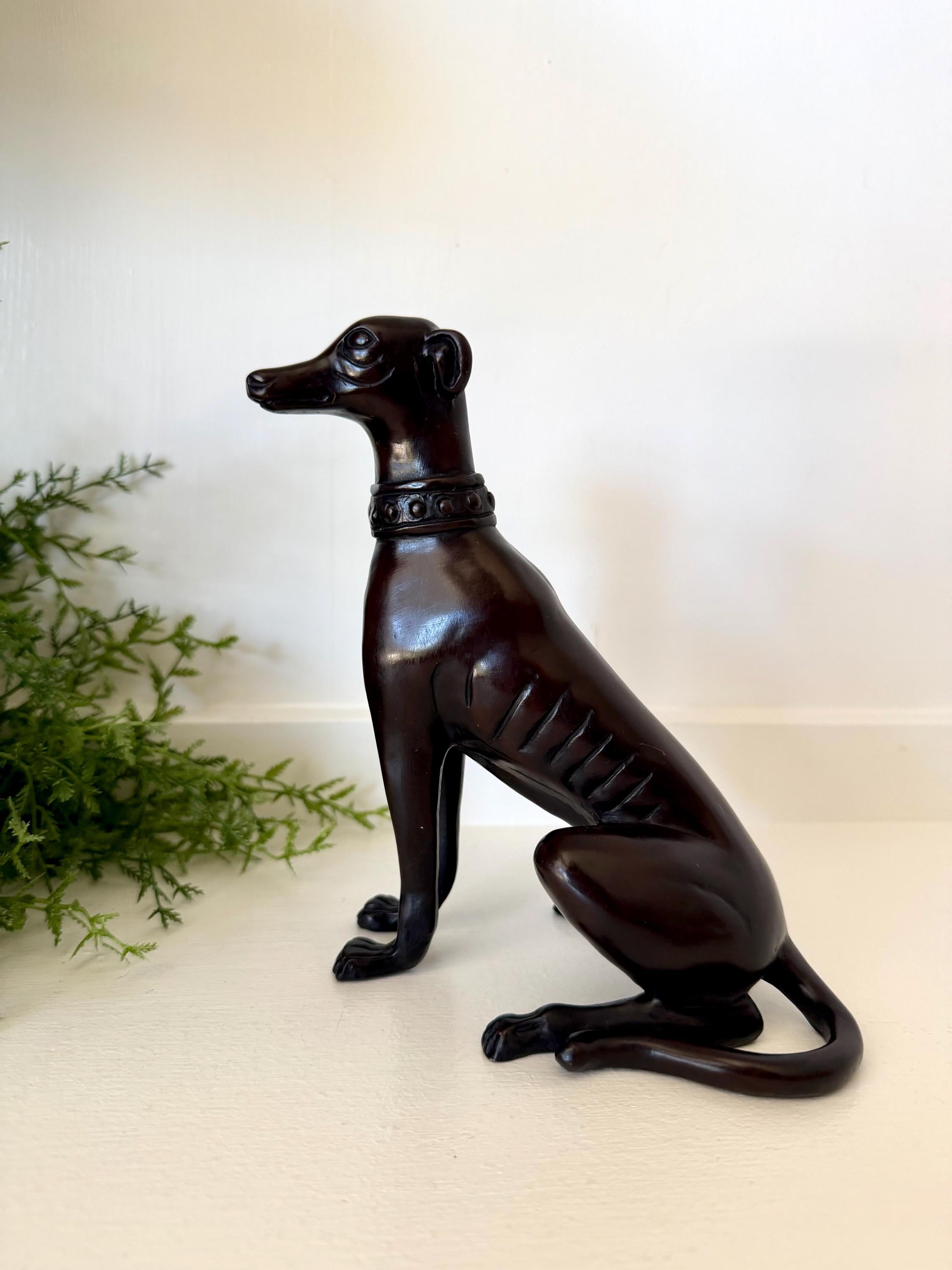 Vintage Italian Greyhound Figurine - Etsy