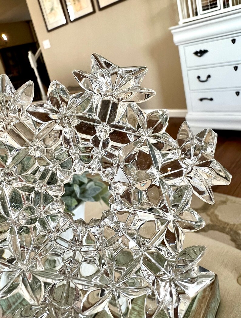 Waterford Crystal Snow Crystal Snowflake Annual Ornament Etsy
