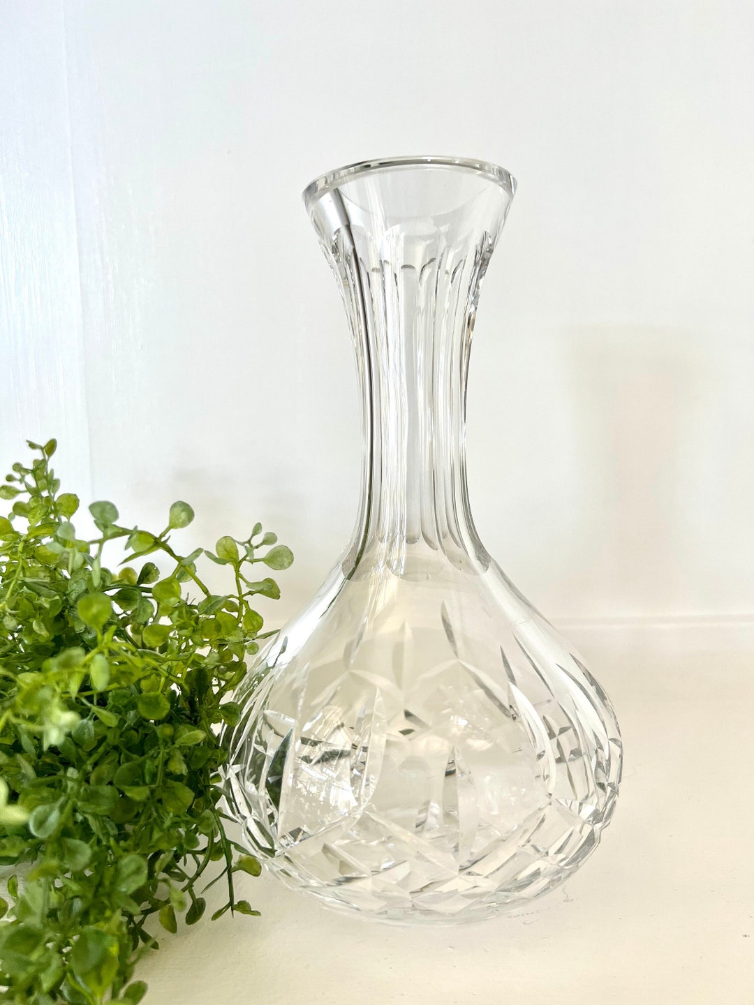 Waterford Crystal Lismore Pattern Carafe Decanter Wedding Etsy