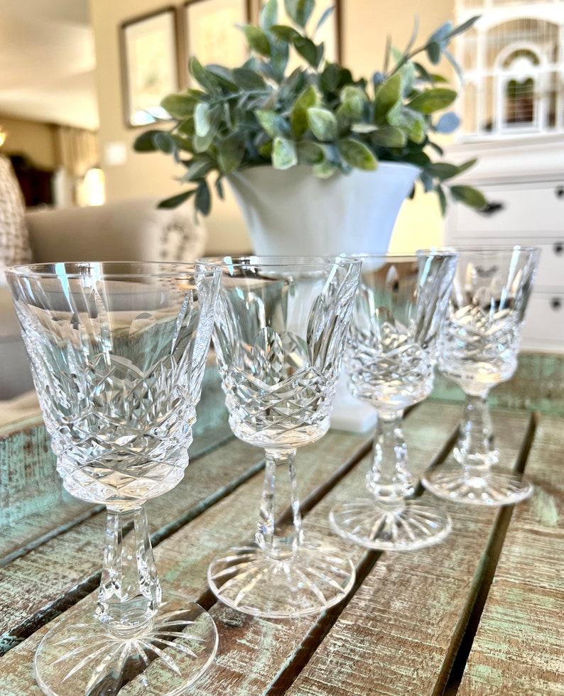 Waterford Crystal Kenmare Cut Pattern Port Wine / Dessert Wine Etsy