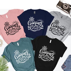 Girl Vacation T-Shirt, Girls Cruise Tee Shirts, Travel Girl Shirt, BFF Trip, Cruising Besties Shirt, Group Matching Shirt, Besties Trip Tees