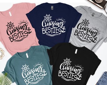 Girl Vacation T-Shirt, Girls Cruise Tee Shirts, Travel Girl Shirt, BFF Trip, Cruising Besties Shirt, Group Matching Shirt, Besties Trip Tees