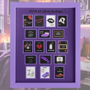 Guts Stamp Collection Matte Poster, Livie Geschenk