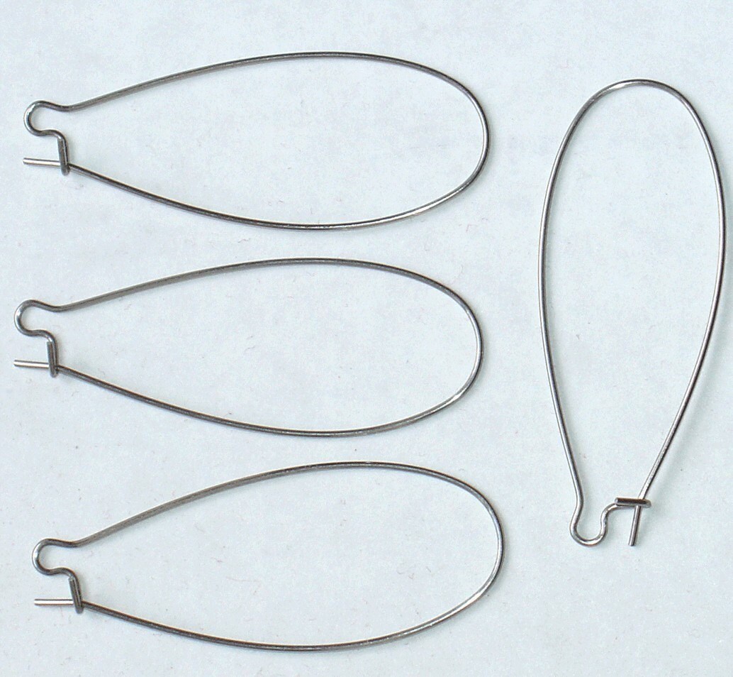 Bulk 100 Pcs Stainless Steel Kidney Ear Wires 22 Gauge 18x48mm -  Canada