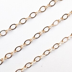 Light Gold Figure 8 Chain Spool: Brass Bulk Chain (5x3.5mm)