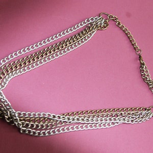 Multi Layer Aluminum Chain Necklace 18 Inch With Extension - Etsy