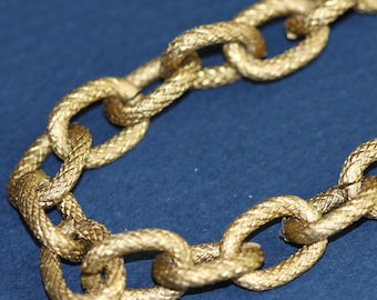 5 ft Aluminum Chunky texture cable chain open link chain  14X10mm