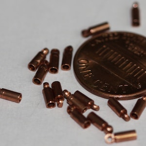50 end caps with loop 6x1.8mm