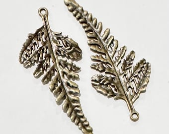 RARE PENDENTIF DE Createur Forme Feuille De Vigne En Cuivre