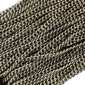 100ft Antiqued Brass Curb Chain: 2.8x3.6mm Jewelry Making Supplies