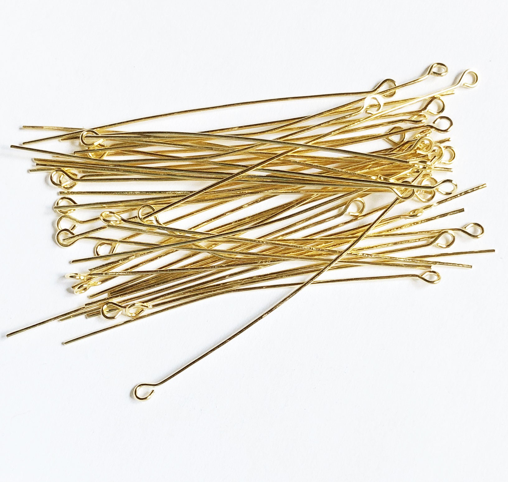 Eye Pins for Jewelry Making, 1200PCS 3 Colors Open Eye Pins Mix Jewelr –  Guuyoo