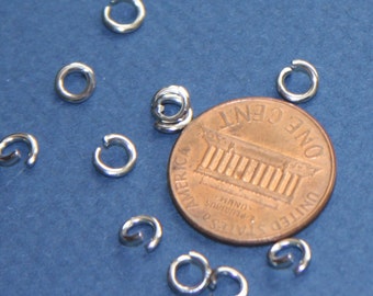 Bulk 500 pcs of stainless steel open jumprings 5x1mm