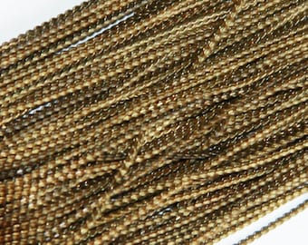 Antique Brass beading chain 1mm 32ft spool