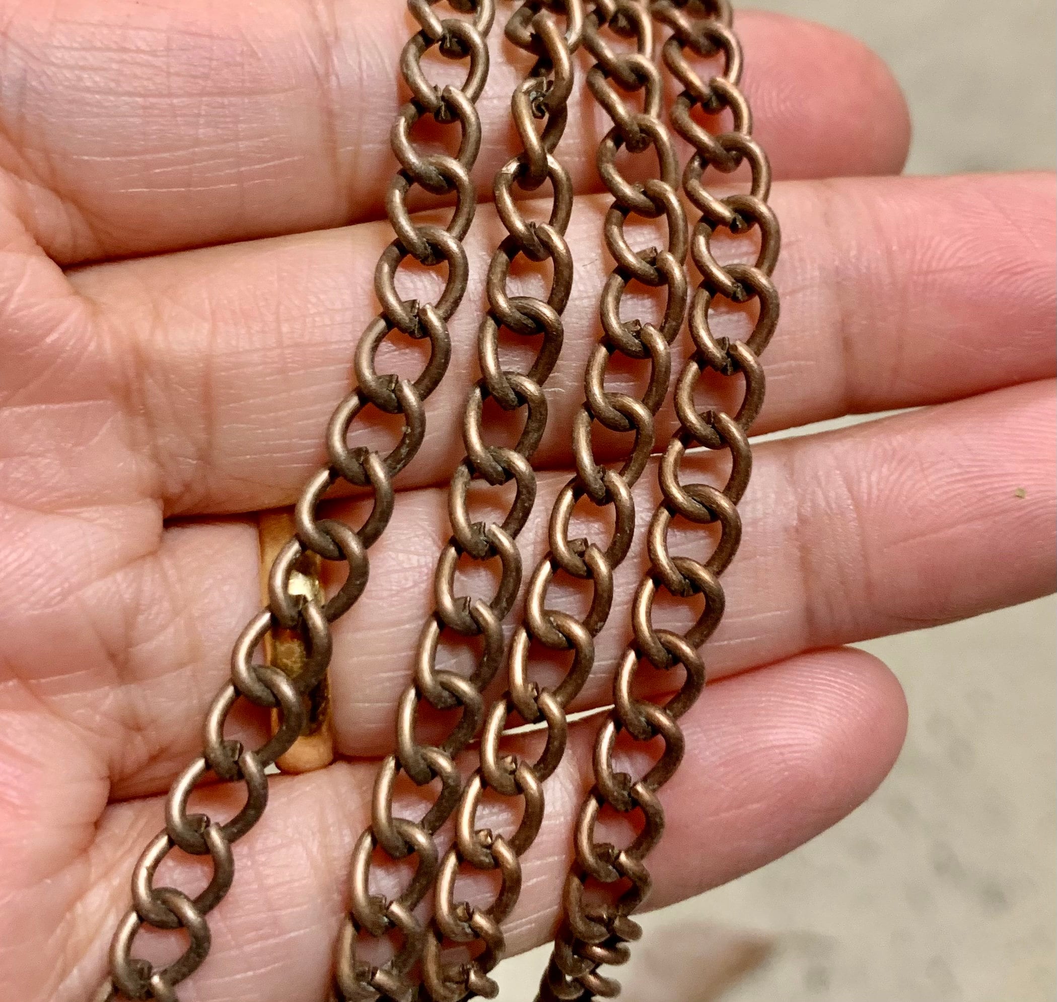 Bronze curb chain discount