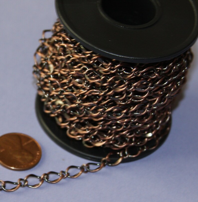 32ft Figure 8 Connector Chain Soldered Link 5x3.5mm