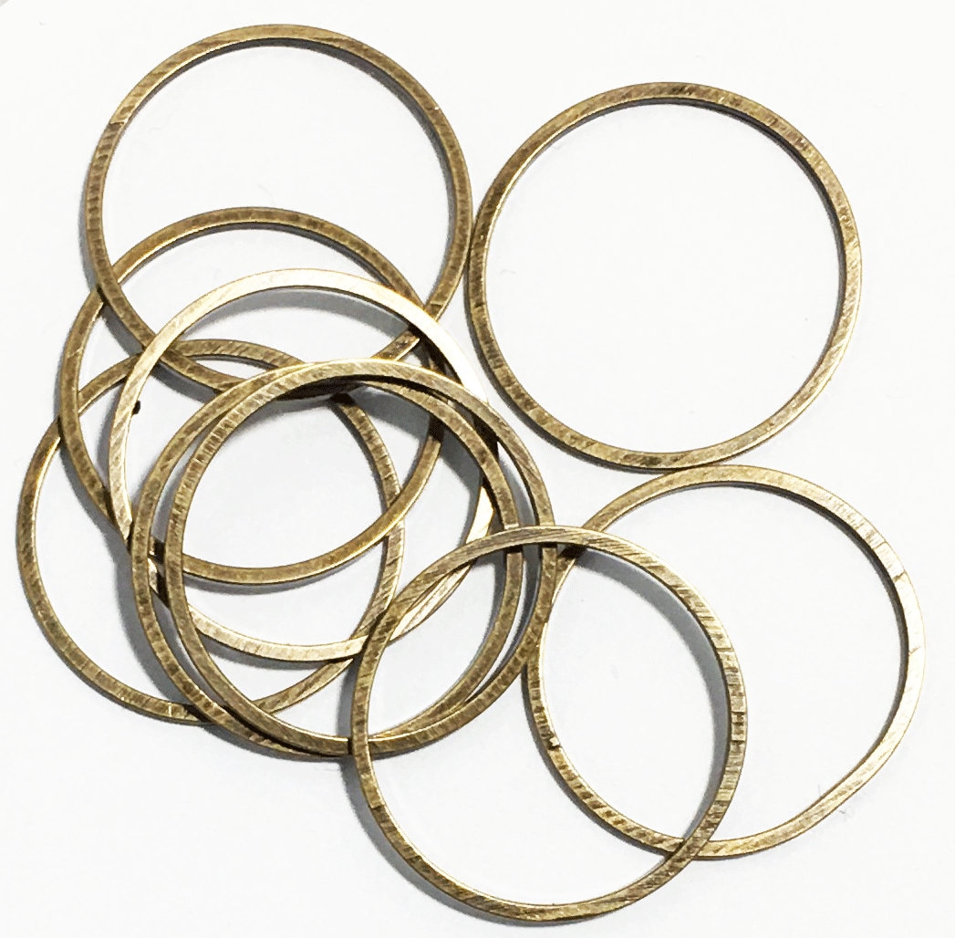 Paperclp Oval Lnk Chan n Antque Brass Lnk Chan 11x4mm - Etsy