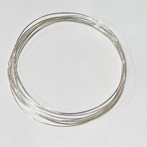 5ft 26G Sterling Silver round wire Half-Hard