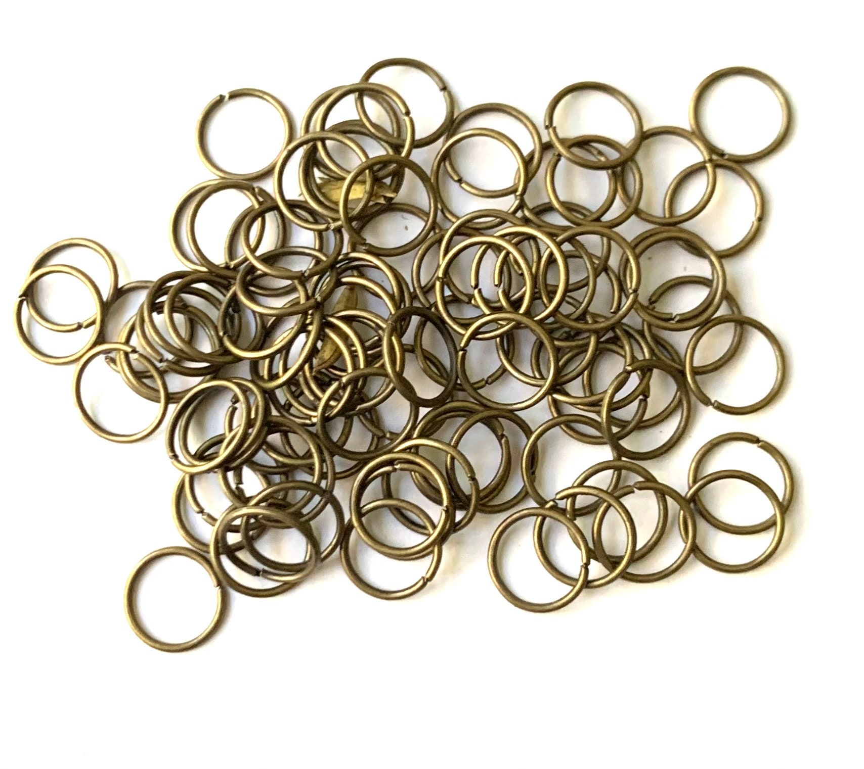 Bulk 360 pieces of 6x0.7mm Light Gold Jump Rings Open Jumprings Findings