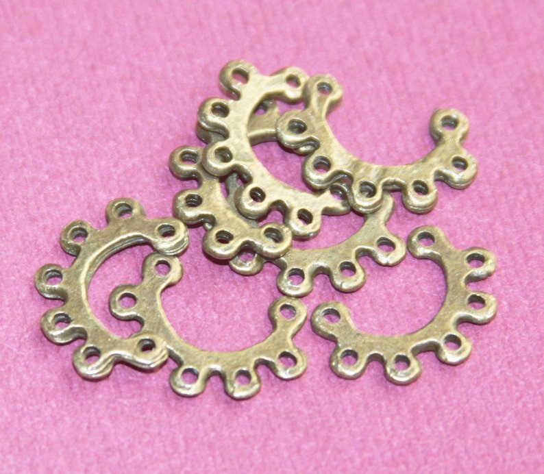 Little Tiny Brass Links Connect to Connect
