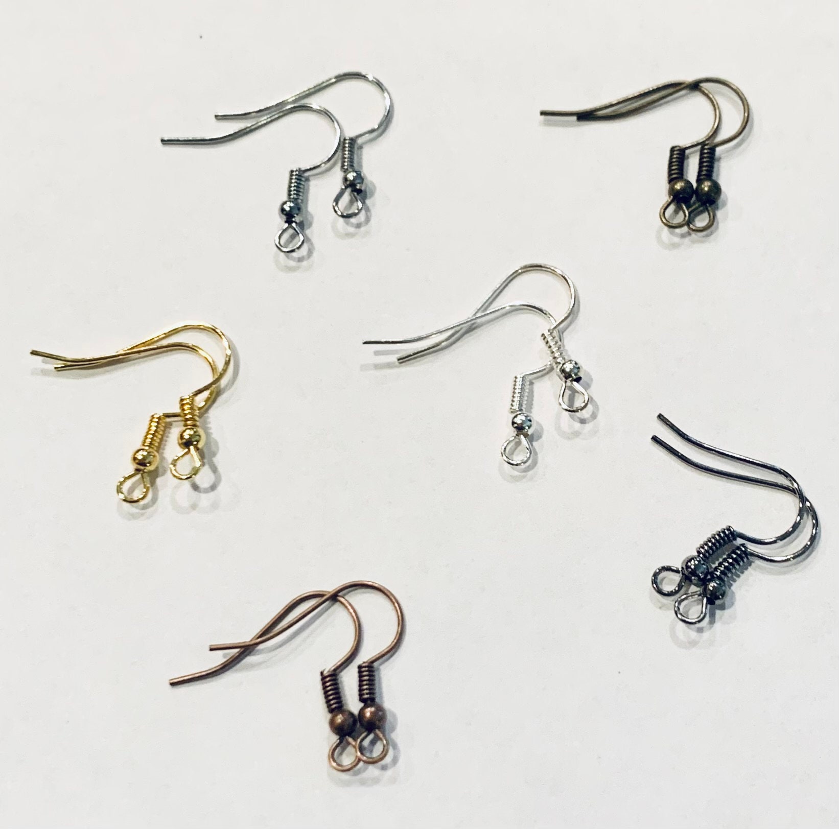1200Pcs/box Earring Findings Set 15 Style Earring Backs Kit Earring Hooks  Studs Posts for Earring Making