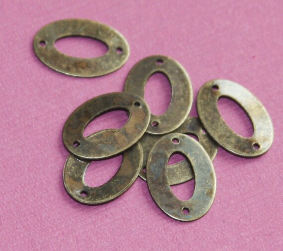 アンティーク真鍮楕円リンク 14 x 10 mm 50 - Etsy 日本