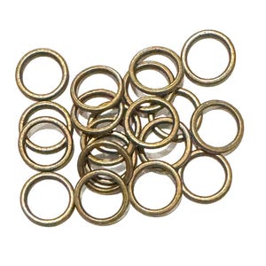 20 pcs  antique bronze color Zinc alloy rings 15mm, Donut  alloy circle links