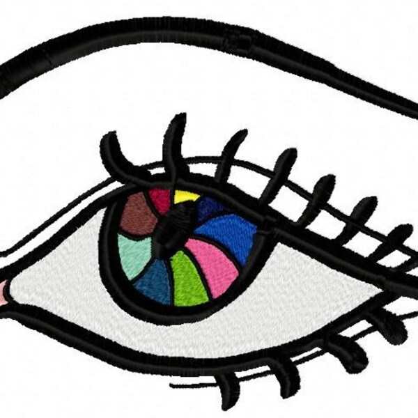 Eye Instant Download Machine Broderie Design 2050